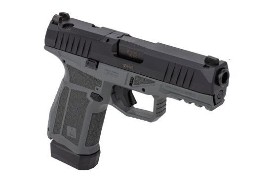 AREX Delta M Gen 2 9mm OR Pistol in Grey has a milled slide to accept mini reflex sights